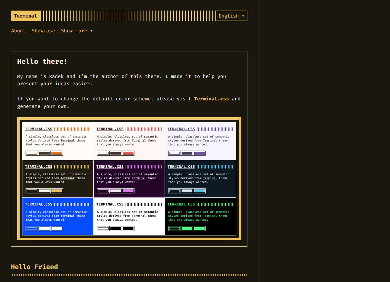 hugo-theme-terminal cover pic