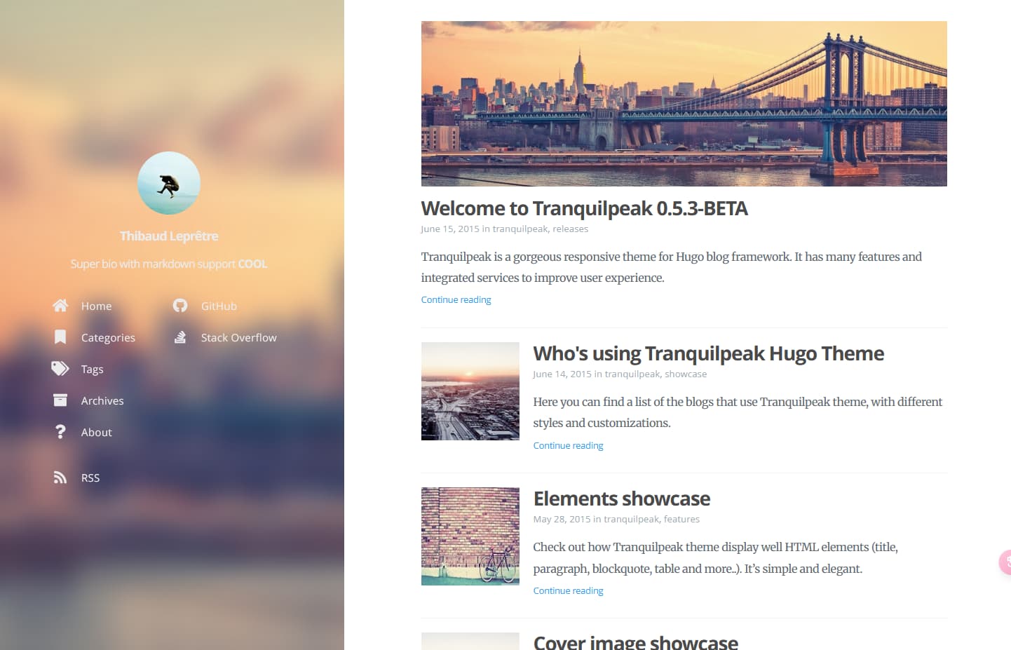 hugo-tranquilpeak-theme cover pic