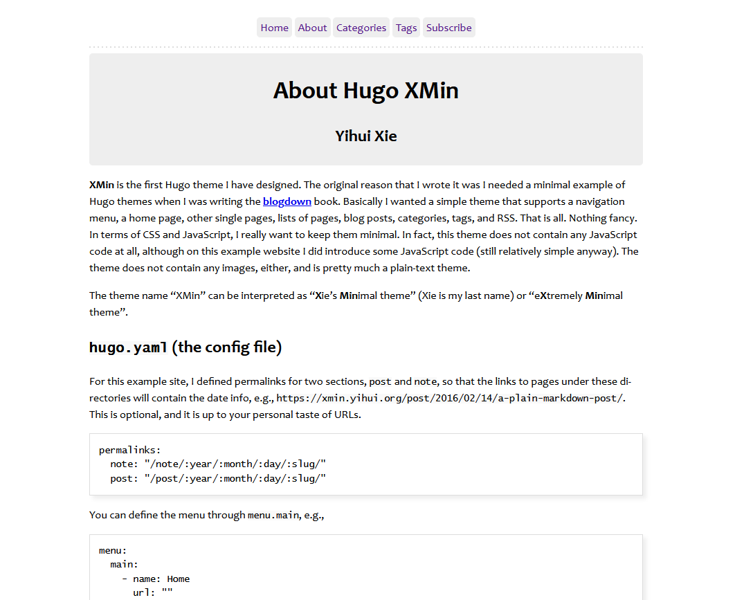 hugo-xmin