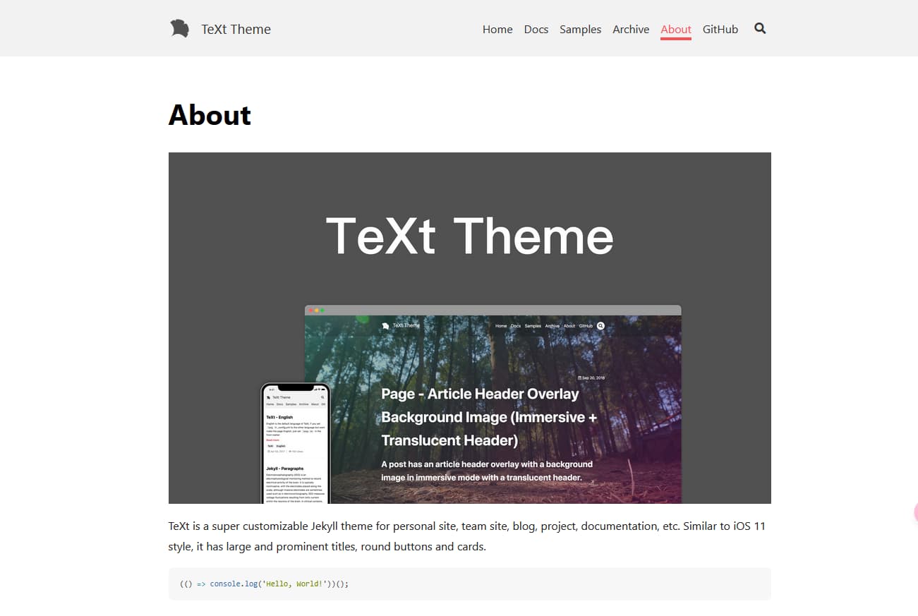 jekyll-TeXt-theme